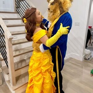 Belle Costume - Yellow Dress & Accessories